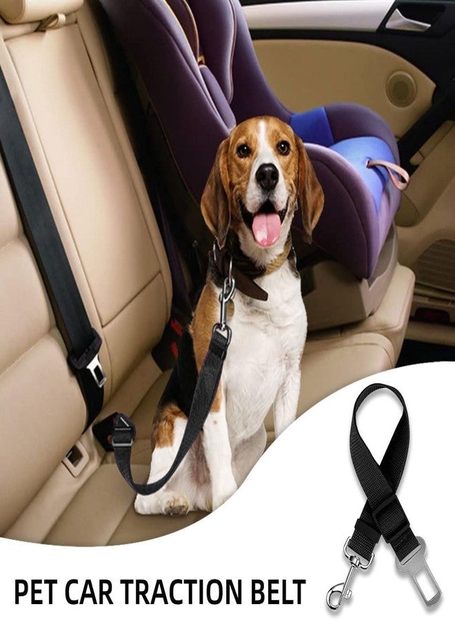 AMPLIN Dog Car Seat Belt Lead Restraint Harness Seatbelt Attachment Clip Black - Dog Harness - Dog Lead - Dog Car Harness - Dog Car Restraint - Dog Car Seat Harness - Dog Lead - Seat Belt Dog (1) - Image 2